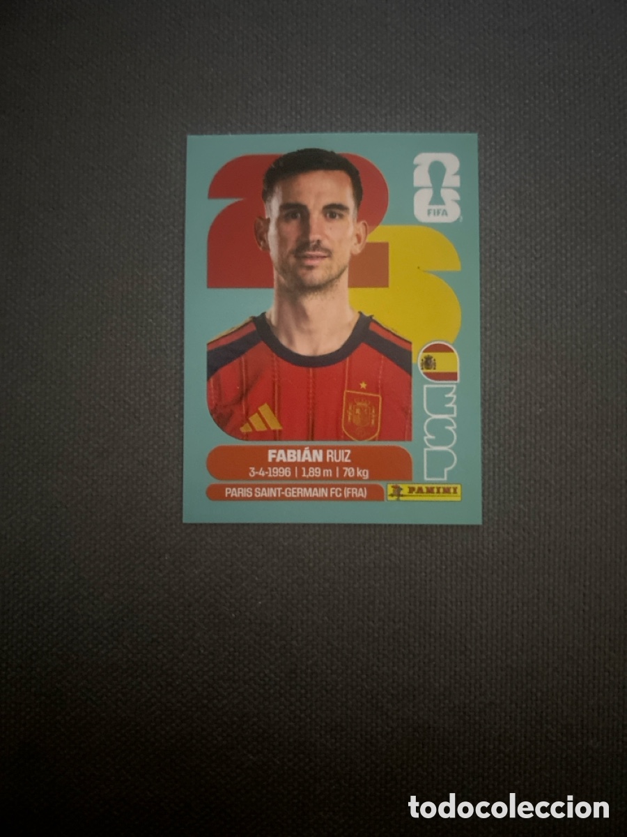 Cromos de F&uacute;tbol: Fabi&aacute;n Ruiz ESP 12 Espa&ntilde;a Mundial FIFA World Cup 2026 26