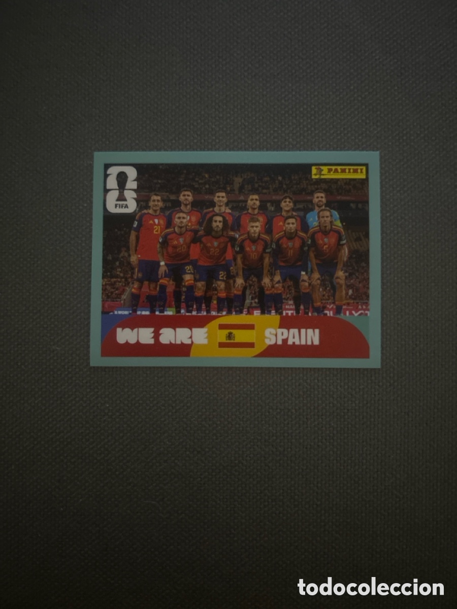Figurine di Calcio: Foto Equipo ESP 13 Espa&ntilde;a Mundial FIFA World Cup 2026 26