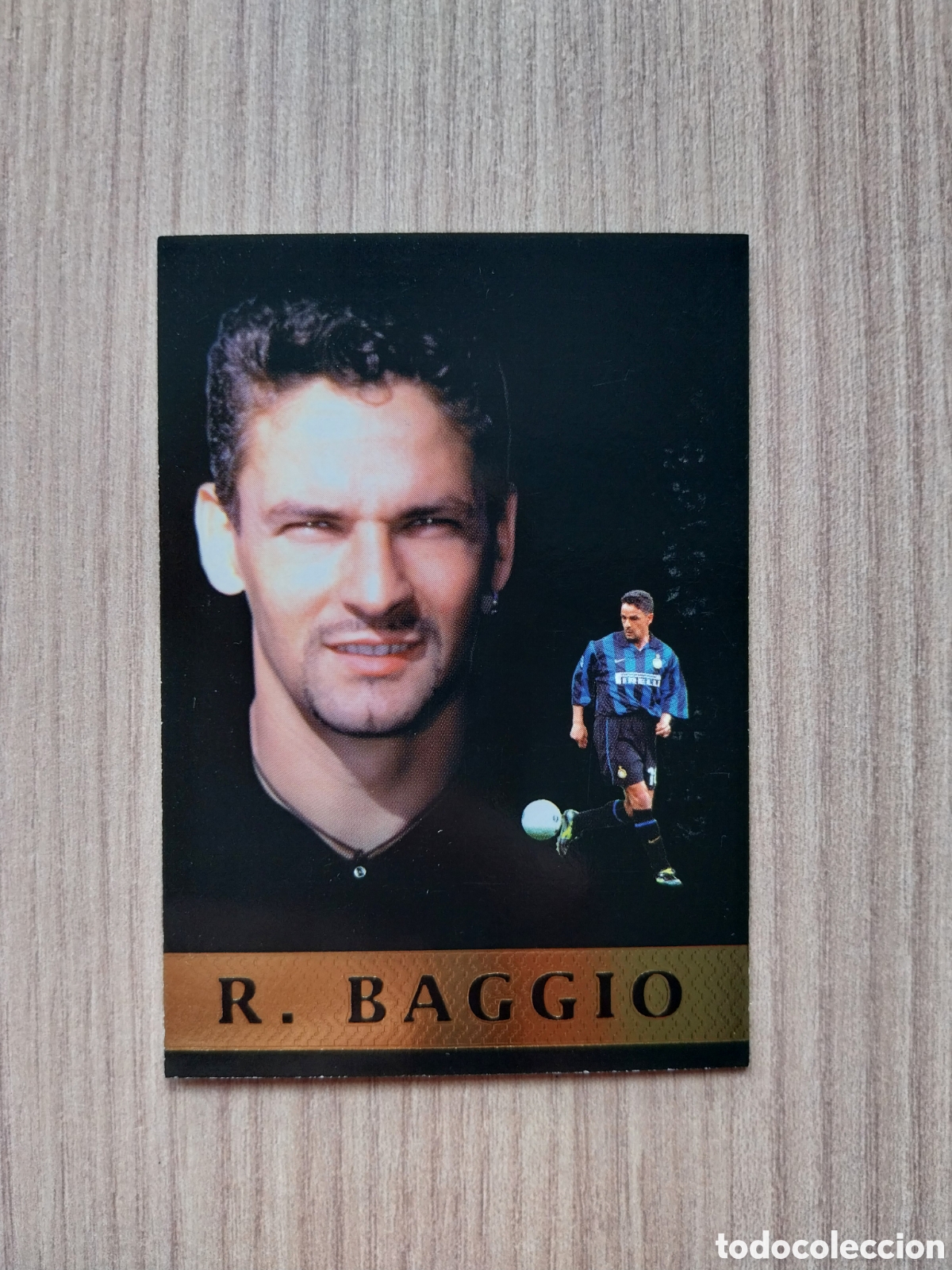 Cartes &agrave; collectionner de Football: ROBERTO BAGGIO STELLE 98 99 N&deg; 403 CALCIATORI 1999 2000 99 00 INTER DE MIL&Aacute;N MUNDICROMO ITALIA LIGA