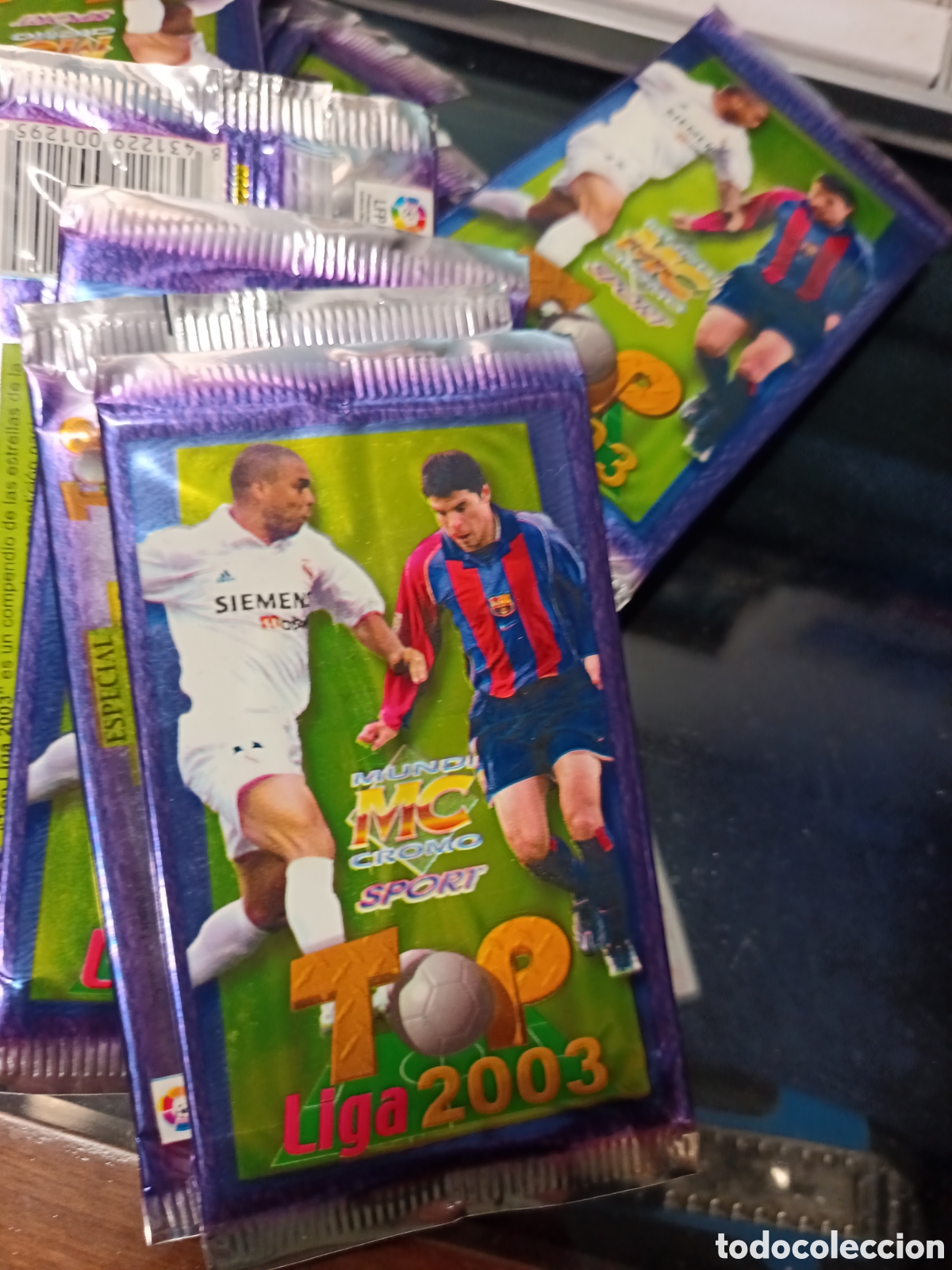 Cromos de Futebol: Mundicromo 10 sobres Top 2003