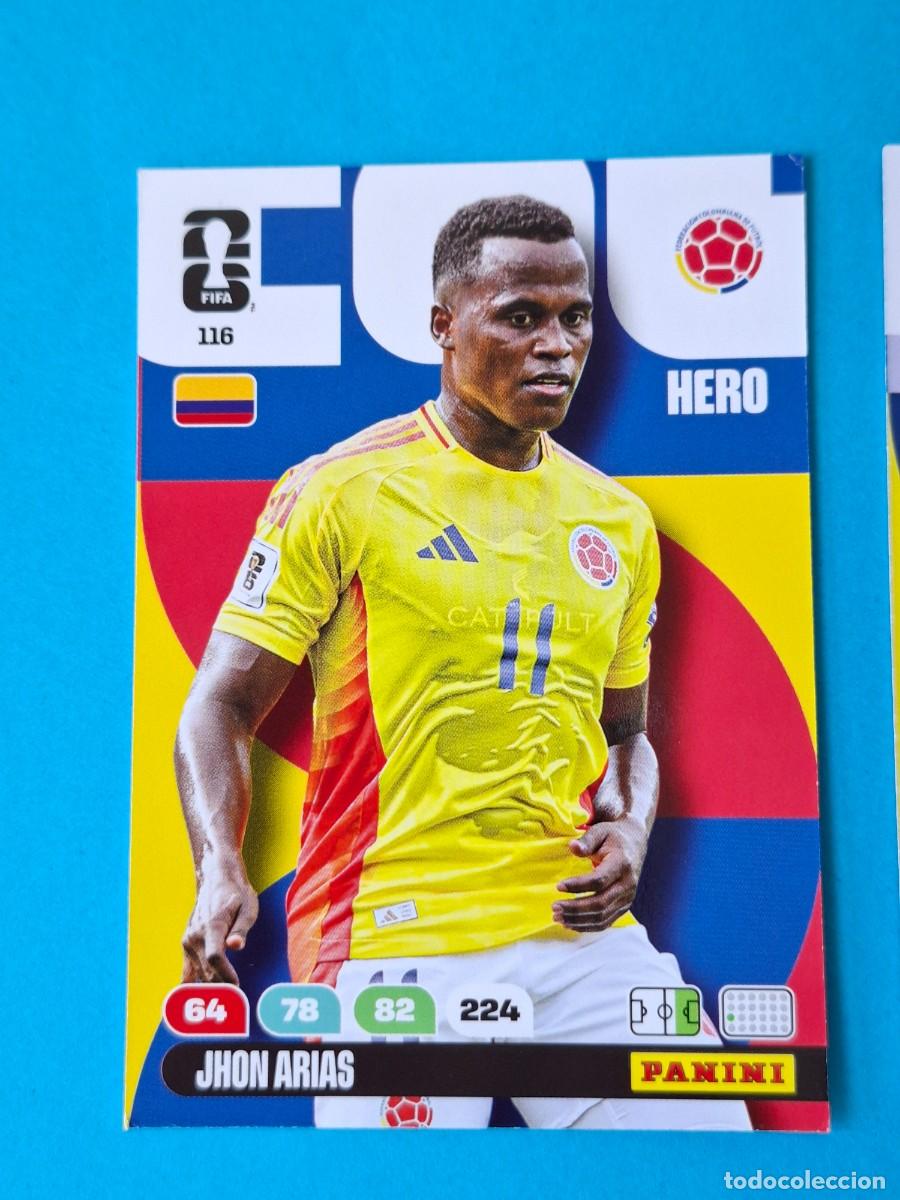 Cromos de F&uacute;tbol: #116 JHON ARIAS (Colombia) - PANINI Adrenalyn XL FIFA World CUP 2026