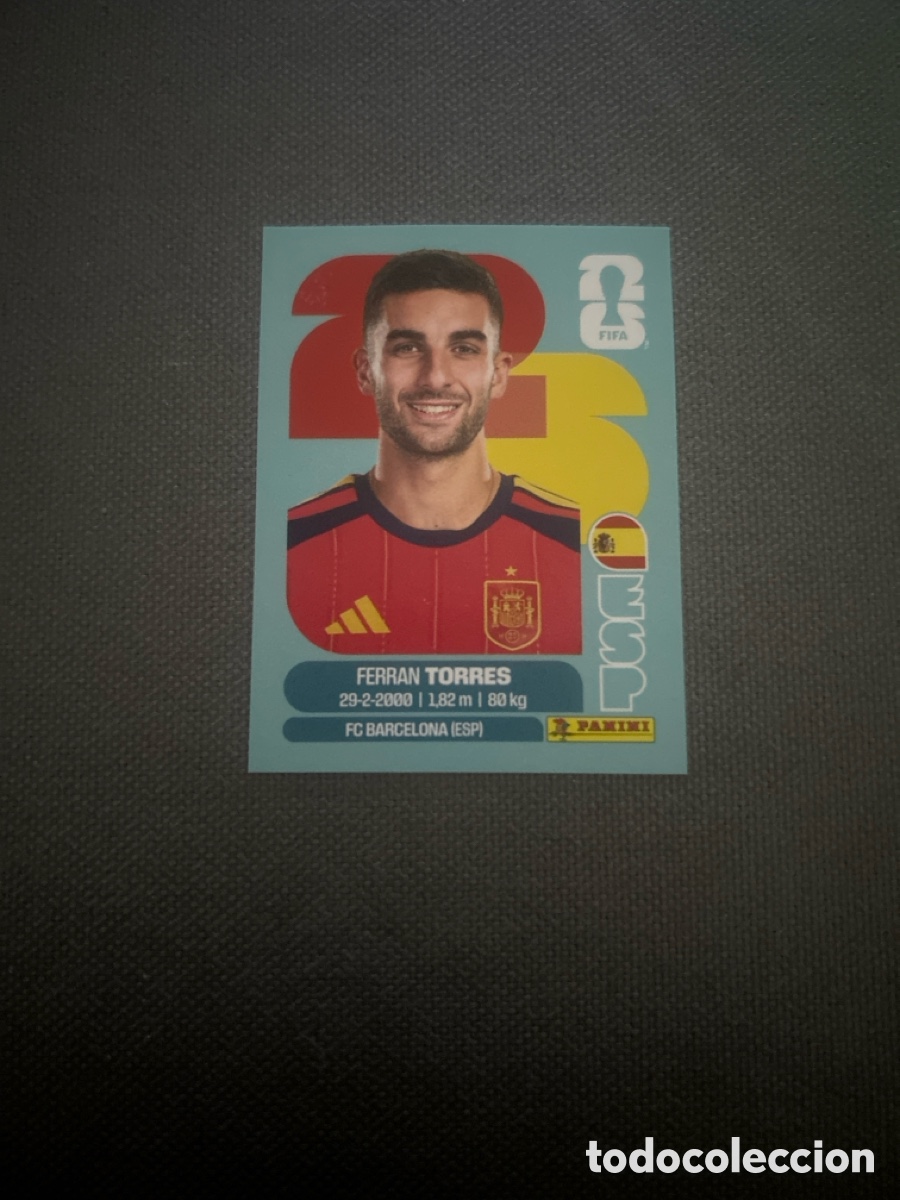 Football Stickers: Ferran Torres ESP 18 Espa&ntilde;a Mundial FIFA World Cup 2026 26