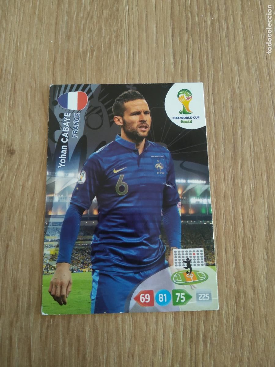 Football Stickers: CABAYE FRANCIA CROMO FUTBOL PANINI ADRENALYN MUNDIAL 2014 WORLD CUP COPA DEL MUNDO