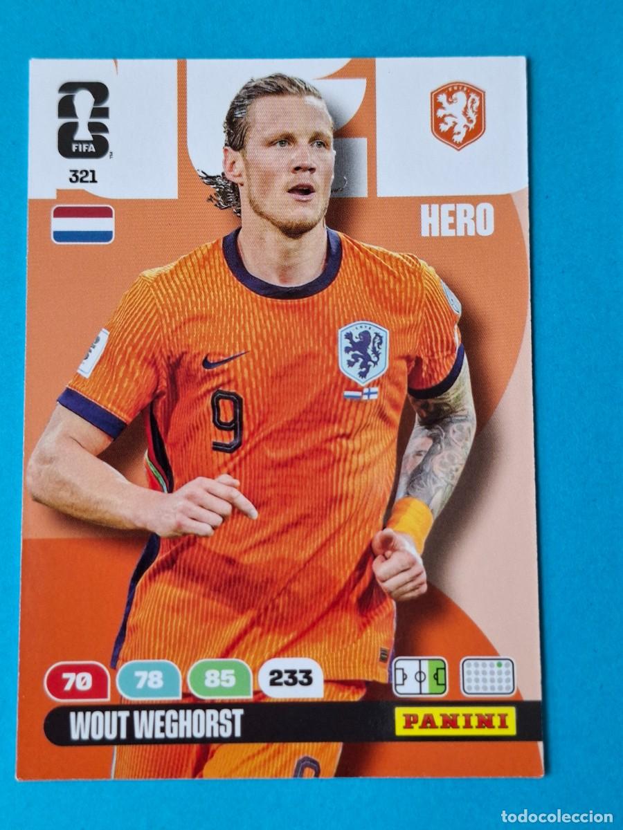 Football Stickers: #321 WOUT WEGHORST (Netherlands) - PANINI Adrenalyn XL FIFA World CUP 2026