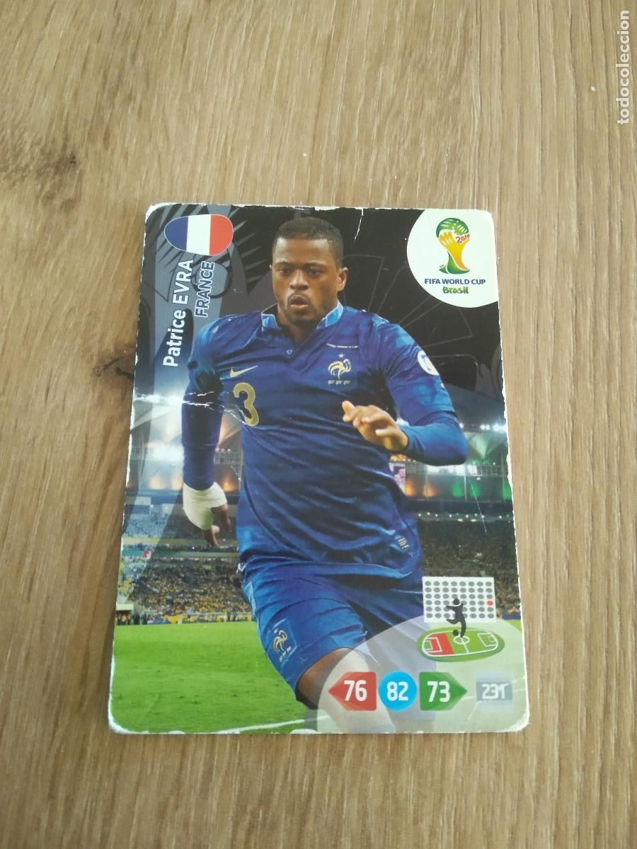 Cromos de F&uacute;tbol: EVRA FRANCIA CROMO FUTBOL PANINI ADRENALYN MUNDIAL 2014 WORLD CUP COPA DEL MUNDO