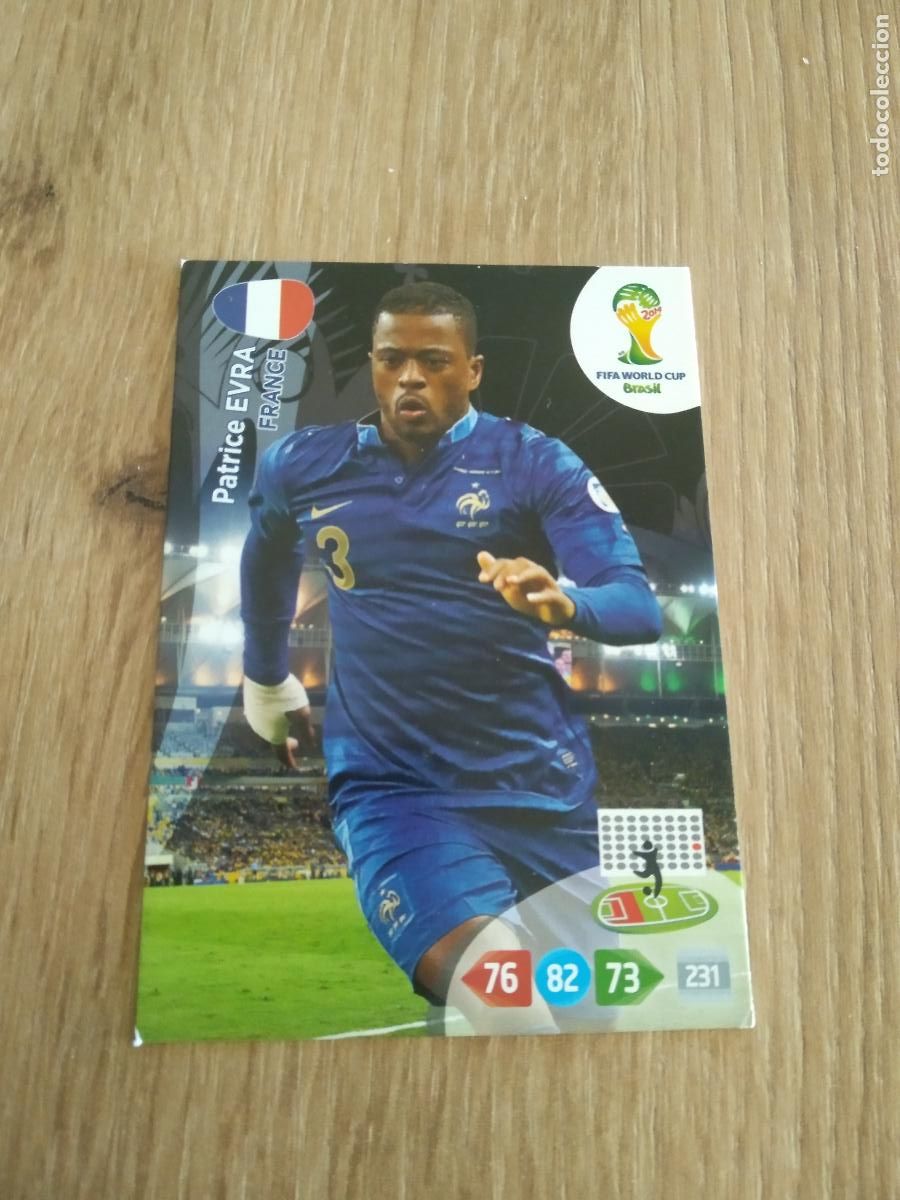 Figurine di Calcio: EVRA FRANCIA CROMO FUTBOL PANINI ADRENALYN MUNDIAL 2014 WORLD CUP COPA DEL MUNDO
