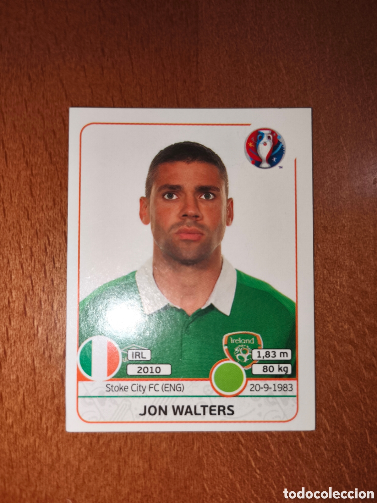Figurine di Calcio: Jon Walters n&deg;536 UEFA Euro 2016 Irlanda