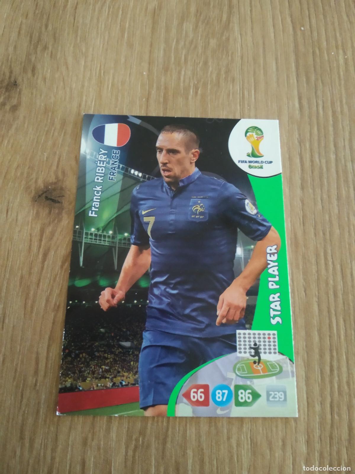 Figurine di Calcio: RIBERY FRANCIA CROMO FUTBOL PANINI ADRENALYN MUNDIAL 2014 WORLD CUP COPA DEL MUNDO