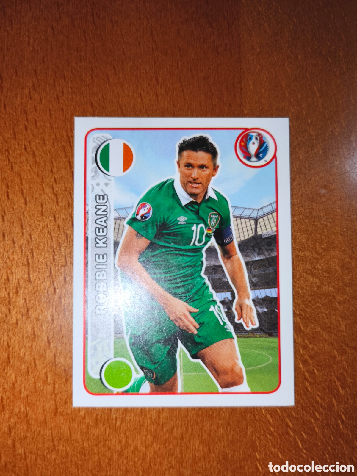 Fu&szlig;ball-Sticker: Robbie Keane n&deg;537 UEFA Euro 2016 Irlanda