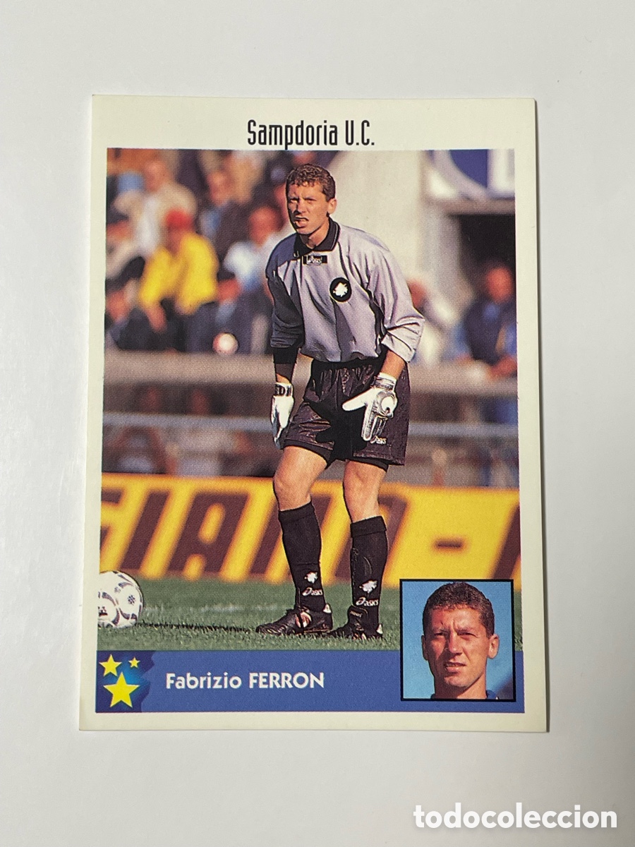 Fu&szlig;ball-Sticker: Fabrizio Ferron Sampdoria Panini Los mejores equipos de Europa 1997/98 #229
