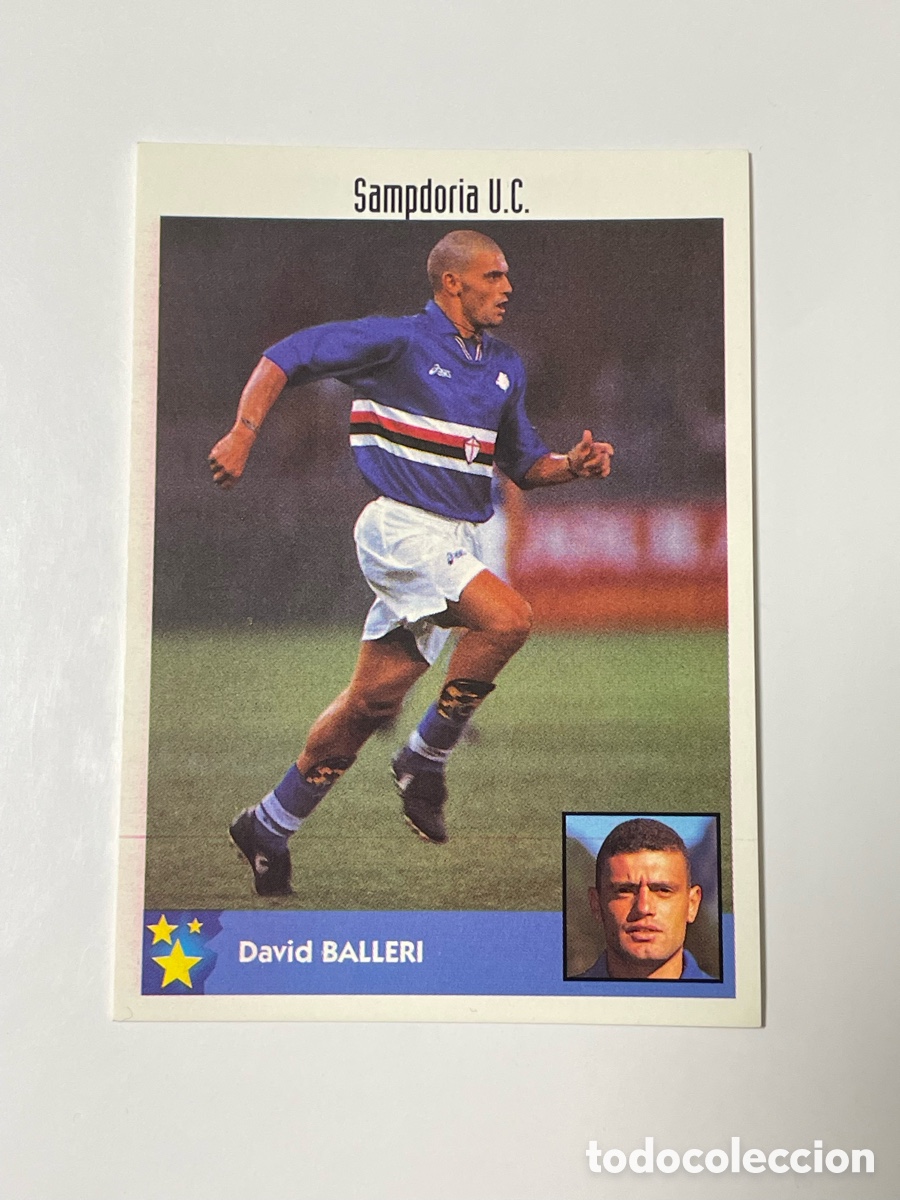 Cromos de F&uacute;tbol: David Balleri Sampdoria Panini Los mejores equipos de Europa 1997/98 #230
