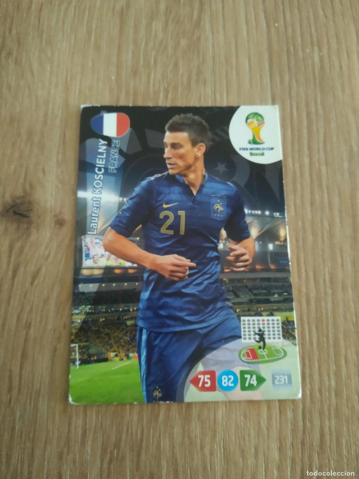 Cromos de F&uacute;tbol: KOSCIELNY FRANCIA CROMO FUTBOL PANINI ADRENALYN MUNDIAL 2014 WORLD CUP COPA DEL MUNDO