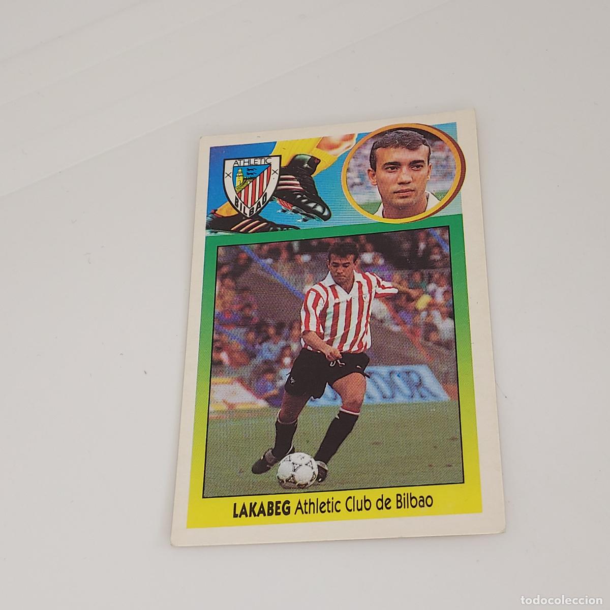 Cromos de F&uacute;tbol: CROMO LAKABEG ATHLETIC CLUB DE BILBAO 1993 1994 93 94 EDICIONES ESTE CARTON SIN PEGAR