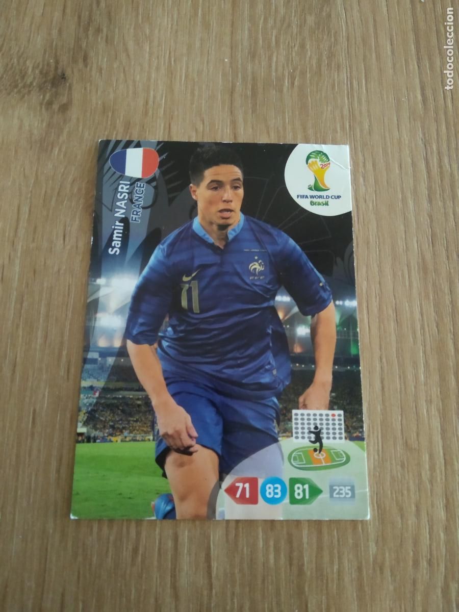 Cromos de F&uacute;tbol: NASRI FRANCIA CROMO FUTBOL PANINI ADRENALYN MUNDIAL 2014 WORLD CUP COPA DEL MUNDO