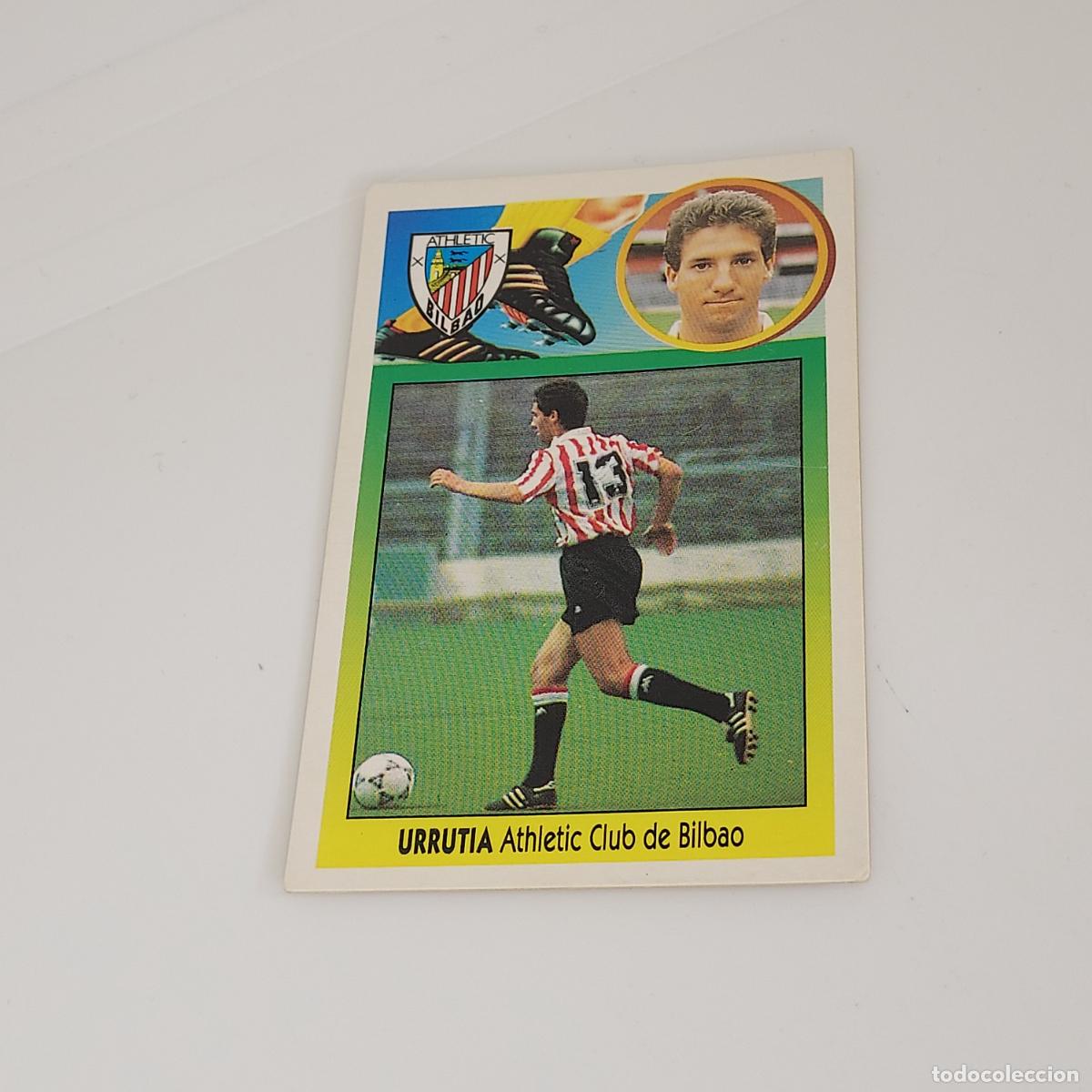 Cromos de F&uacute;tbol: CROMO URRUTIA ATHLETIC CLUB DE BILBAO 1993 1994 93 94 EDICIONES ESTE CARTON SIN PEGAR