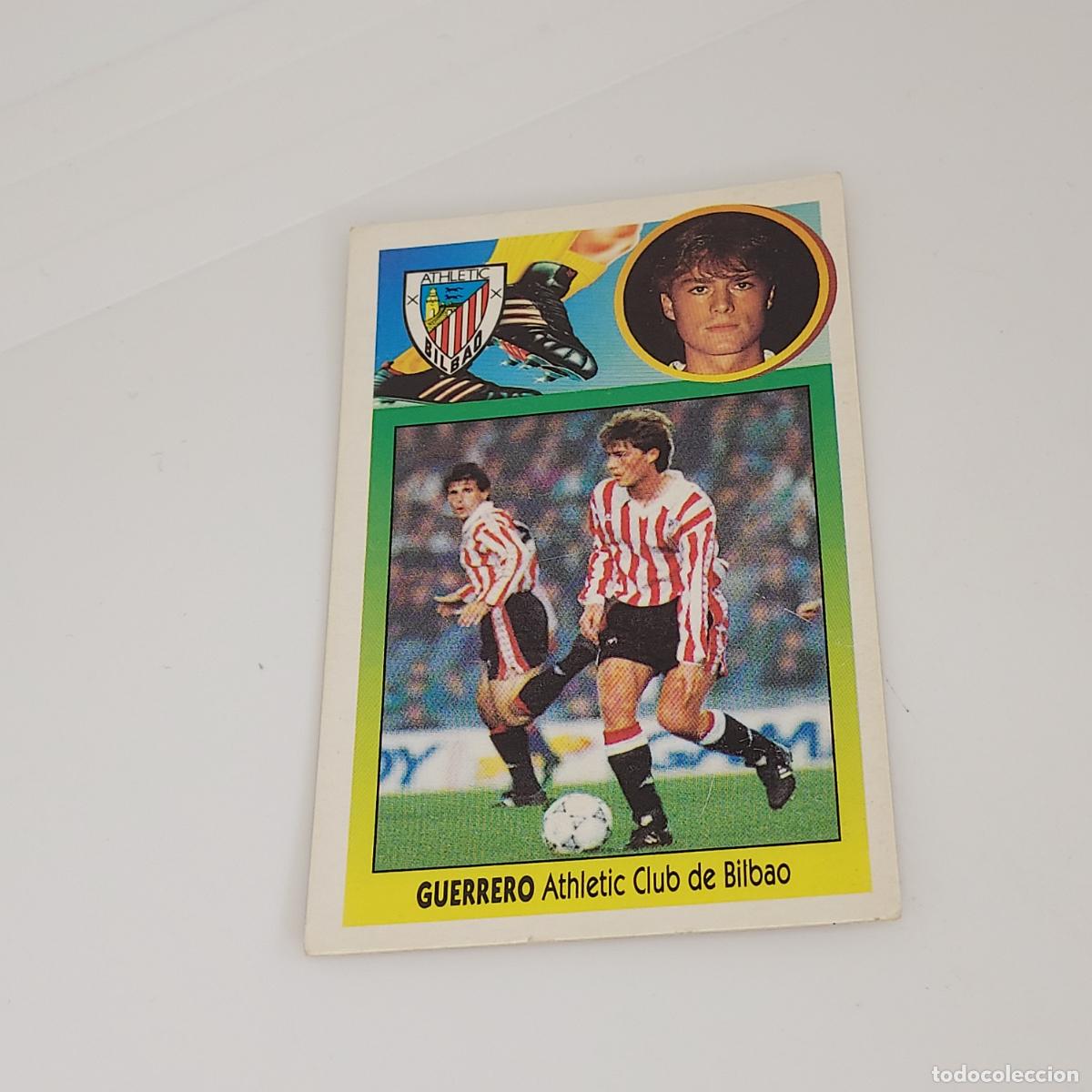 Cromos de F&uacute;tbol: CROMO GUERRERO ATHLETIC CLUB DE BILBAO 1993 1994 93 94 EDICIONES ESTE CARTON SIN PEGAR