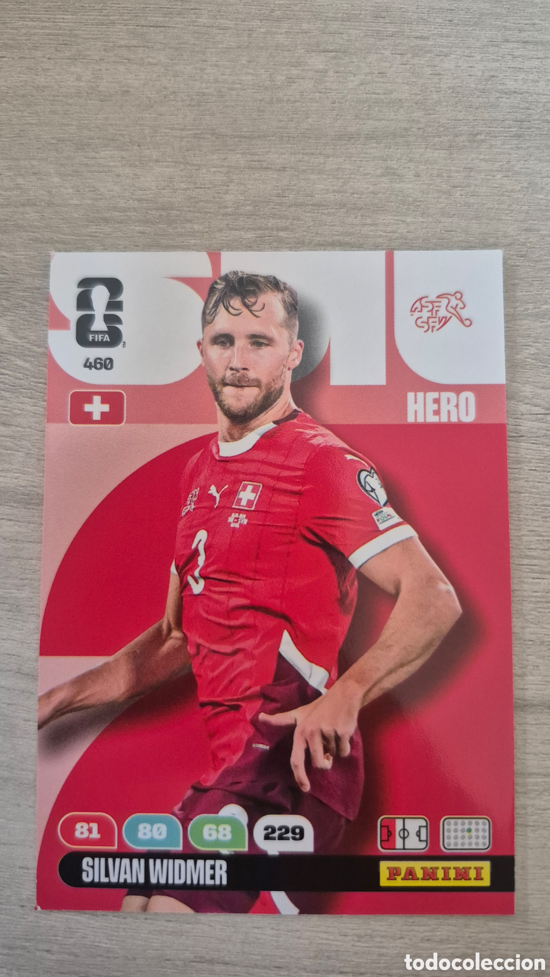 Cromos de F&uacute;tbol: N&deg;460 Suiza Silvan Widmer Adrenalyn FIFA World Cup 26