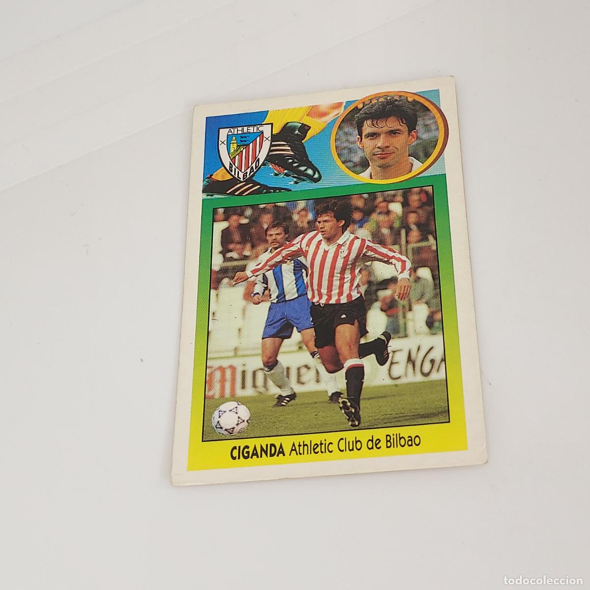 Cromos de F&uacute;tbol: CROMO CIGANDA ATHLETIC CLUB DE BILBAO 1993 1994 93 94 EDICIONES ESTE CARTON SIN PEGAR