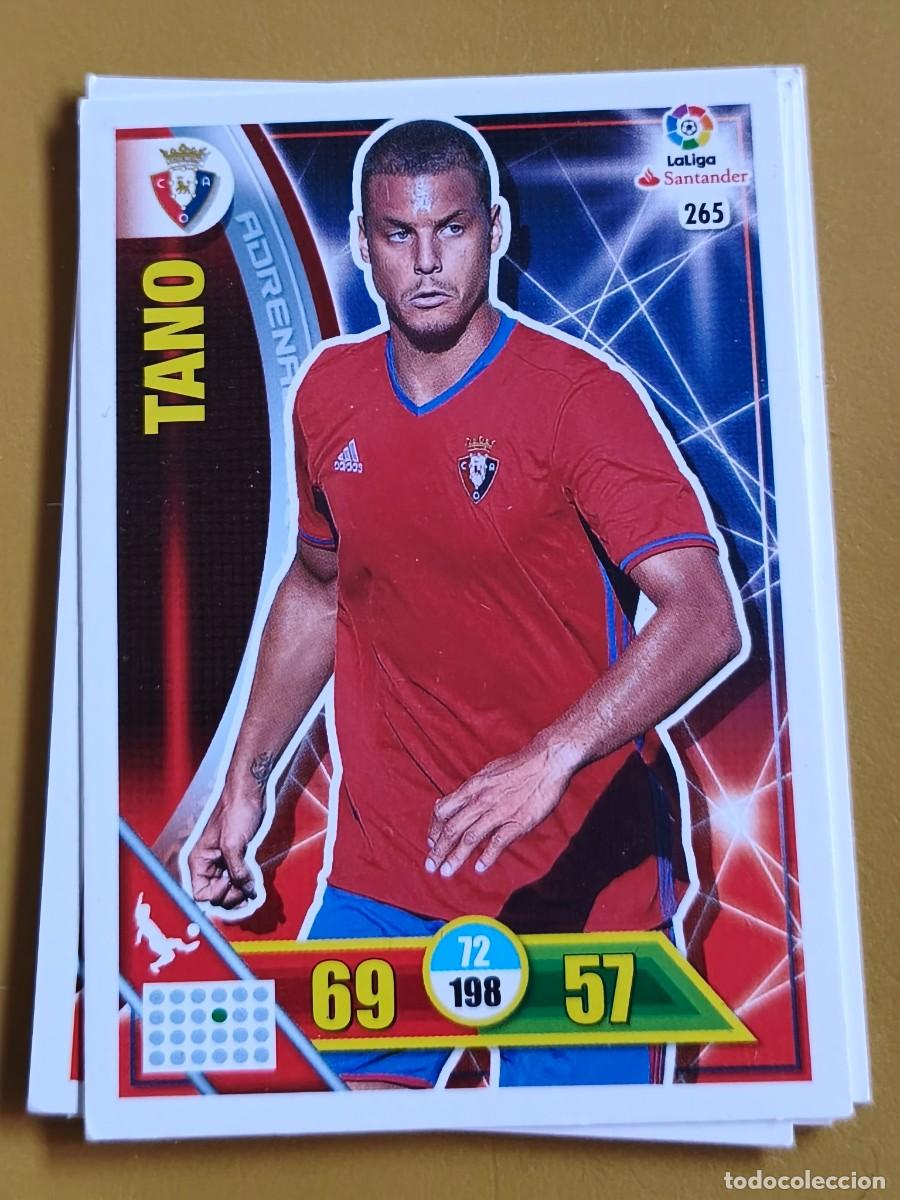 Cromos de f&uacute;tbol: tano, adrenalyn 2016 17 - Foto 1