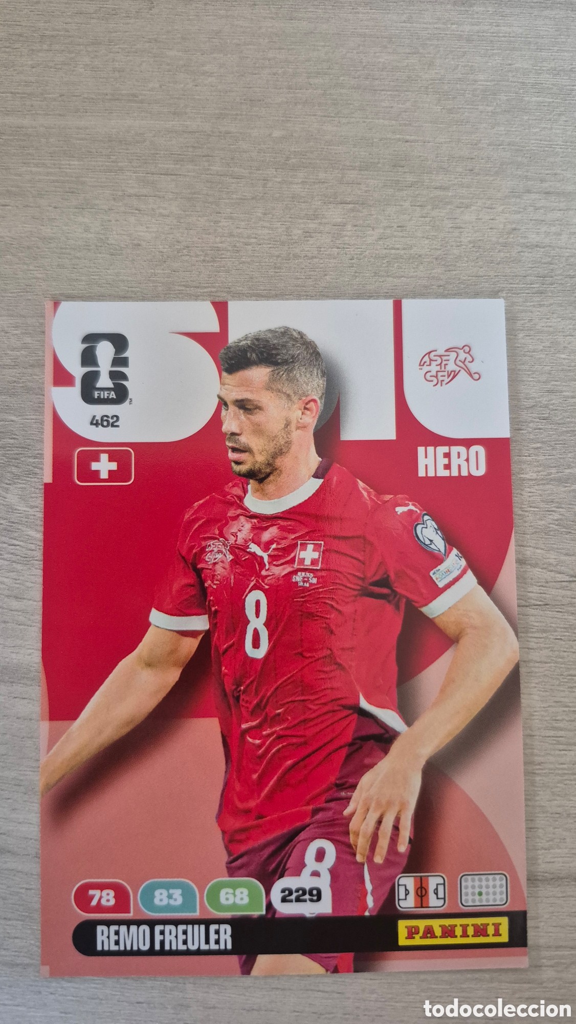 Cromos de F&uacute;tbol: N&deg;462 Suiza Remo Freuler Adrenalyn FIFA World Cup 26