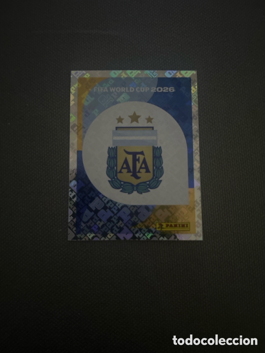 Cromos de F&uacute;tbol: Escudo ARG 1 Argentina Mundial FIFA World Cup 2026 26