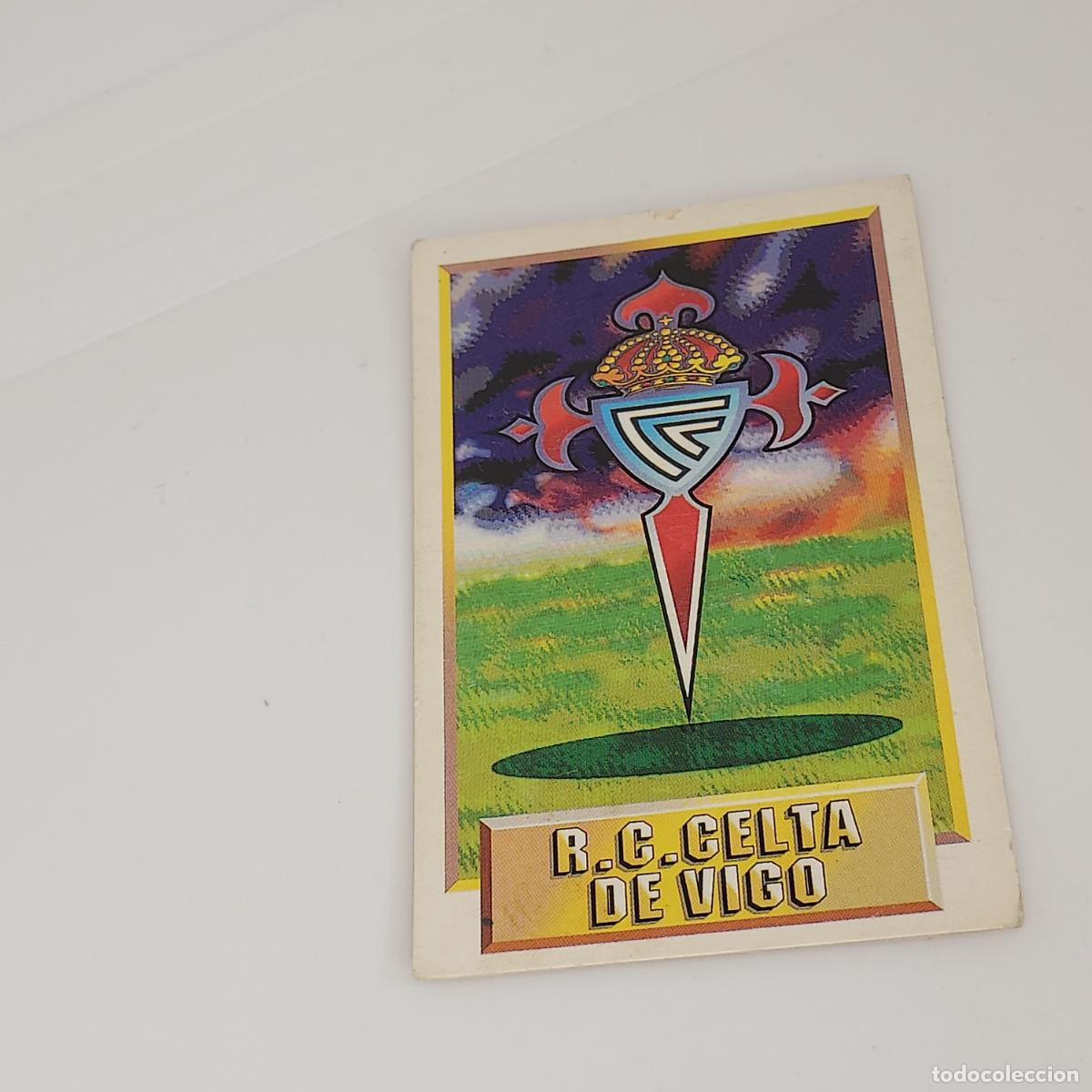 Cromos de F&uacute;tbol: CROMO ESCUDO R. C. CELTA DE VIGO 1993 1994 93 94 EDICIONES ESTE CARTON SIN PEGAR