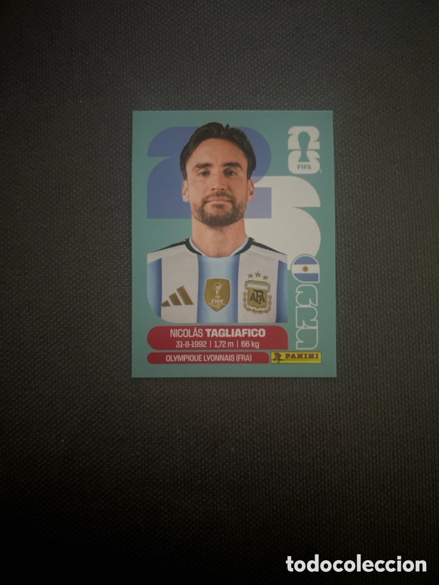 Cromos de F&uacute;tbol: Tagliafico ARG 6 Argentina Mundial FIFA World Cup 2026 26