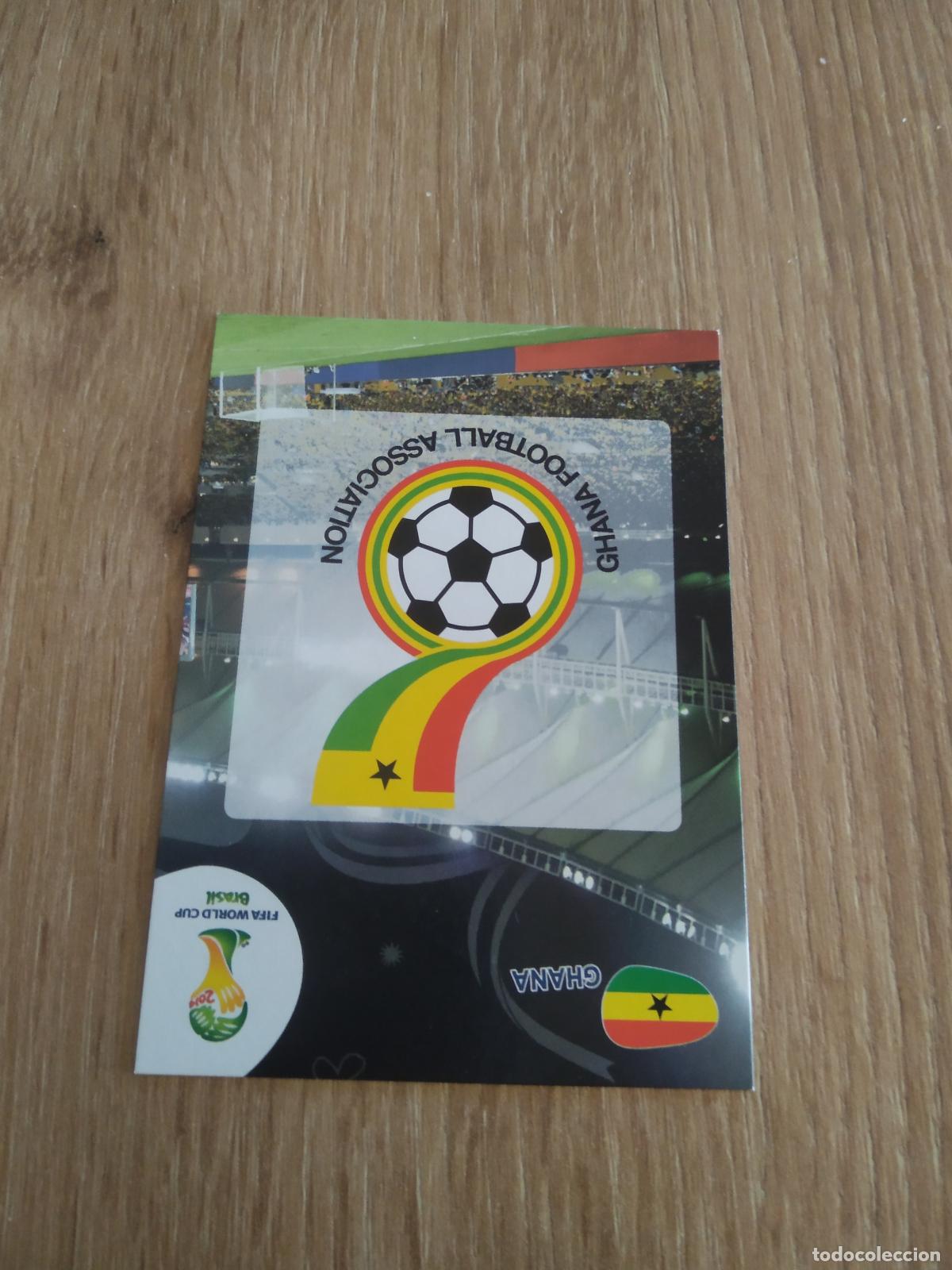 Cartes &agrave; collectionner de Football: LOGO ESCUDO GHANA CROMO FUTBOL PANINI ADRENALYN MUNDIAL 2014 WORLD CUP COPA DEL MUNDO