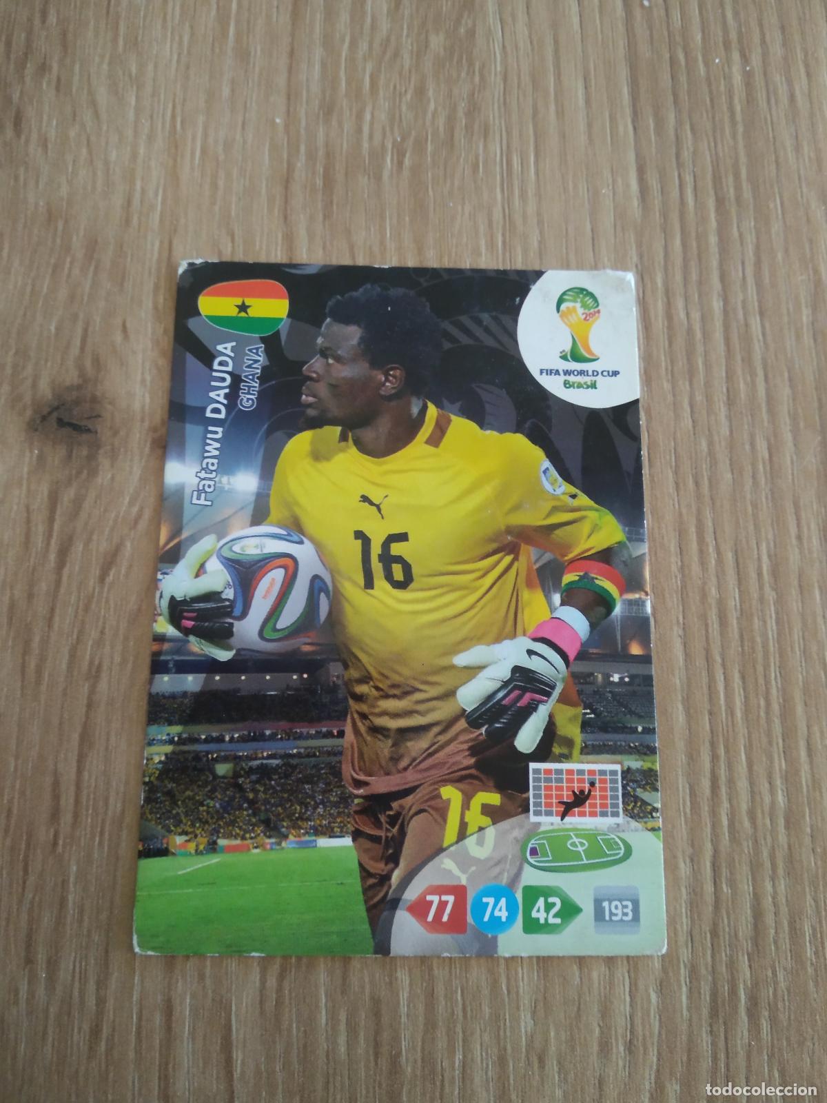Fu&szlig;ball-Sticker: FATAWU DAUDA GHANA CROMO FUTBOL PANINI ADRENALYN MUNDIAL 2014 WORLD CUP COPA DEL MUNDO