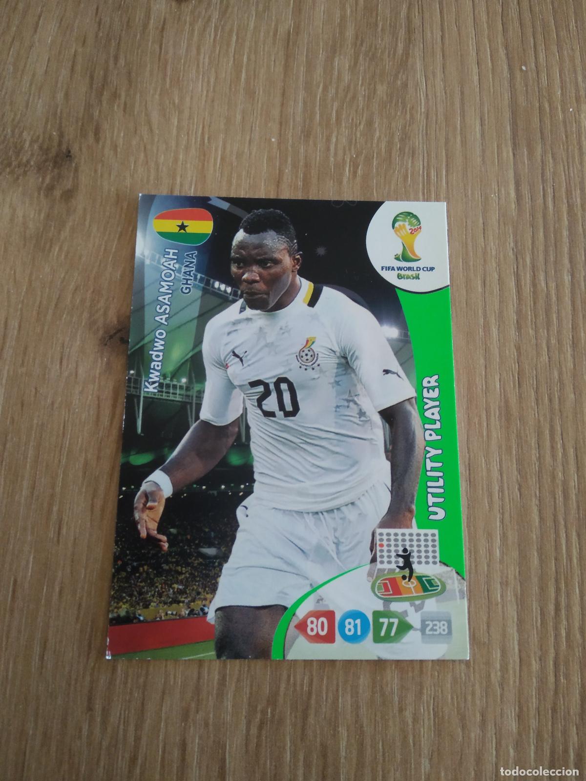 Fu&szlig;ball-Sticker: ASAMOAH GHANA CROMO FUTBOL PANINI ADRENALYN MUNDIAL 2014 WORLD CUP COPA DEL MUNDO