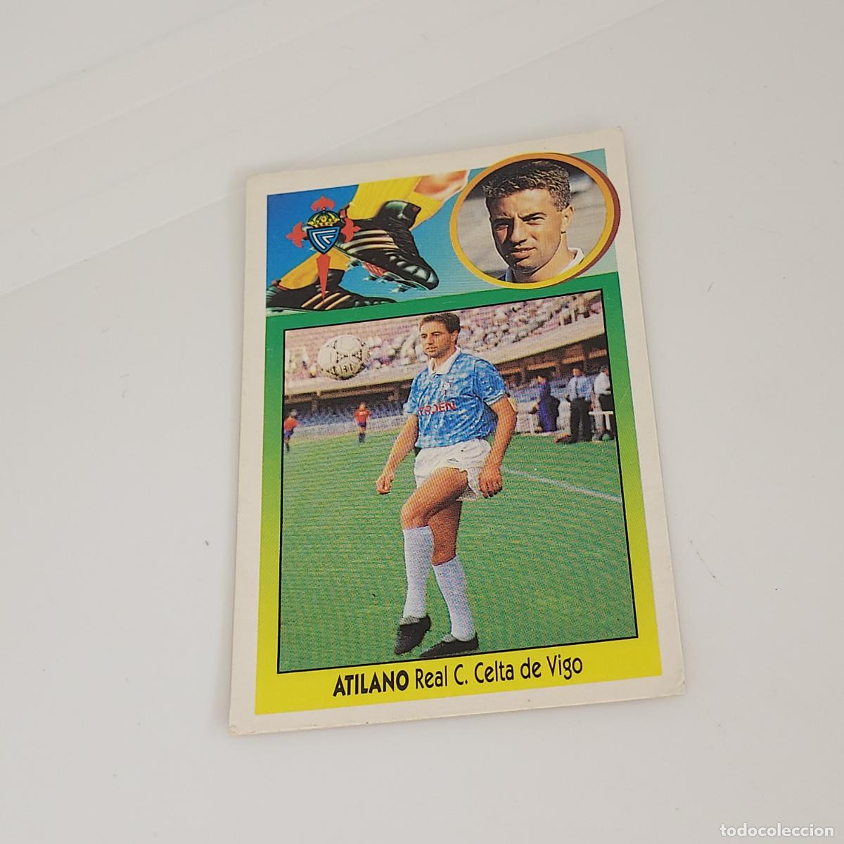 Fu&szlig;ball-Sticker: CROMO ATILANO R. C. CELTA DE VIGO 1993 1994 93 94 EDICIONES ESTE CARTON SIN PEGAR