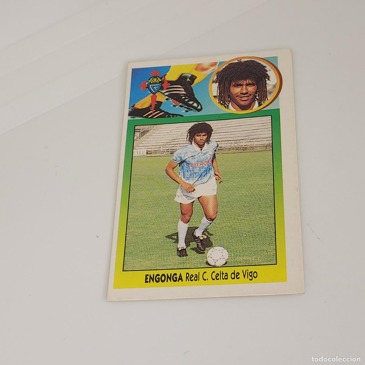 Fu&szlig;ball-Sticker: CROMO ENGONGA R. C. CELTA DE VIGO 1993 1994 93 94 EDICIONES ESTE CARTON SIN PEGAR