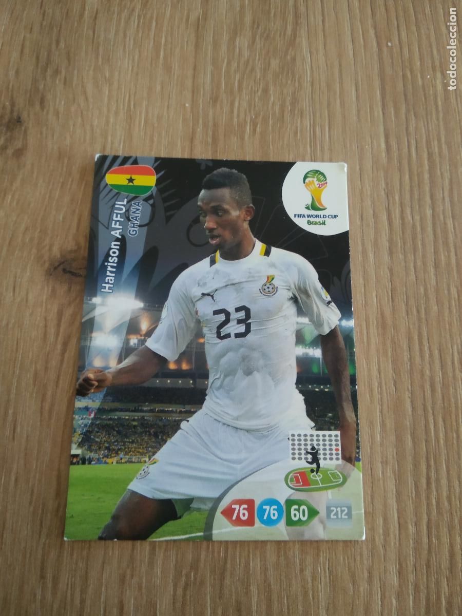 Fu&szlig;ball-Sticker: HARRISON AFFUL GHANA CROMO FUTBOL PANINI ADRENALYN MUNDIAL 2014 WORLD CUP COPA DEL MUNDO