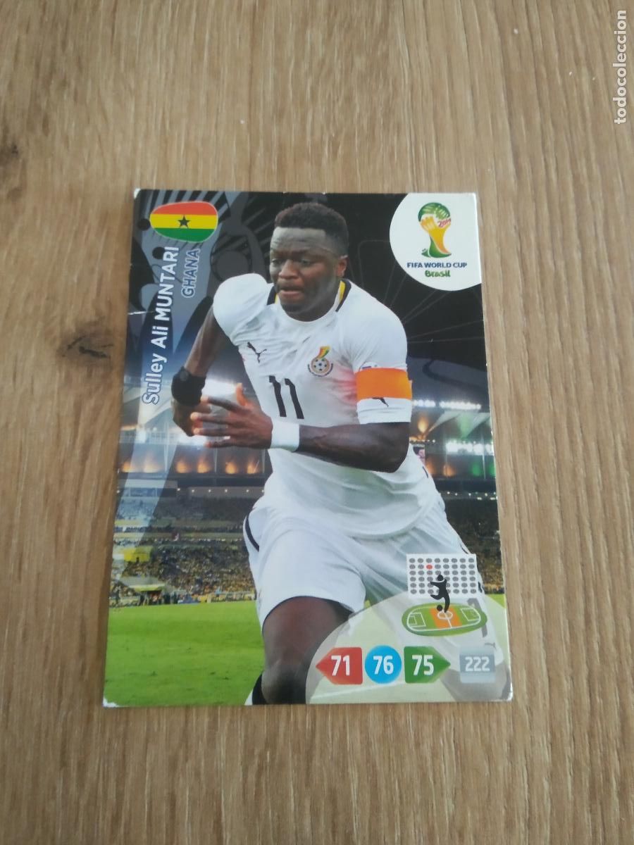 Cartes &agrave; collectionner de Football: MUNTARI GHANA CROMO FUTBOL PANINI ADRENALYN MUNDIAL 2014 WORLD CUP COPA DEL MUNDO