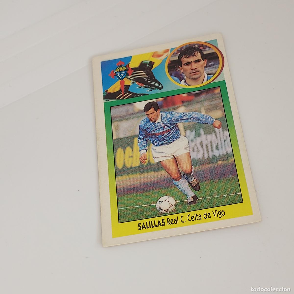 Cartes &agrave; collectionner de Football: CROMO SALILLAS R. C. CELTA DE VIGO 1993 1994 93 94 EDICIONES ESTE CARTON SIN PEGAR