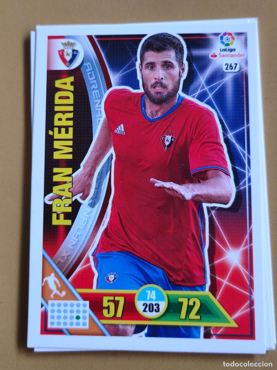 Cartes &agrave; collectionner de Football: fran merida, adrenalyn 2016 17