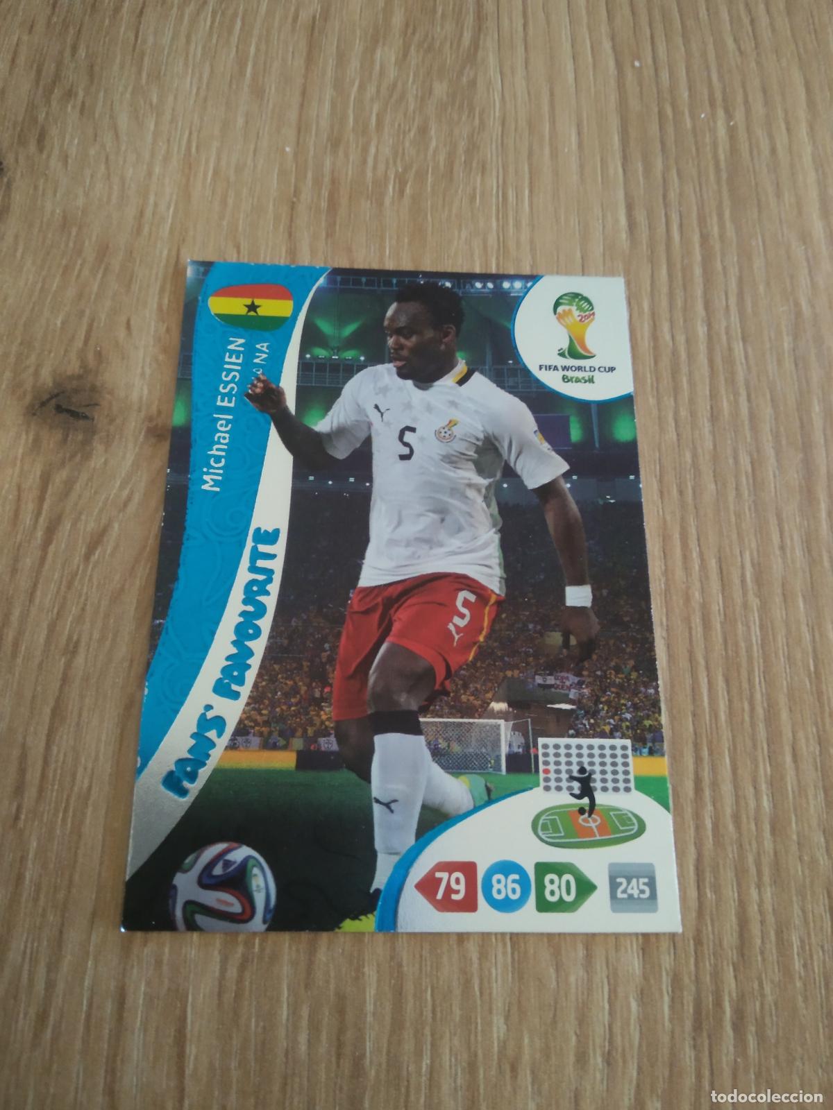 Fu&szlig;ball-Sticker: ESSIEN GHANA CROMO FUTBOL PANINI ADRENALYN MUNDIAL 2014 WORLD CUP COPA DEL MUNDO