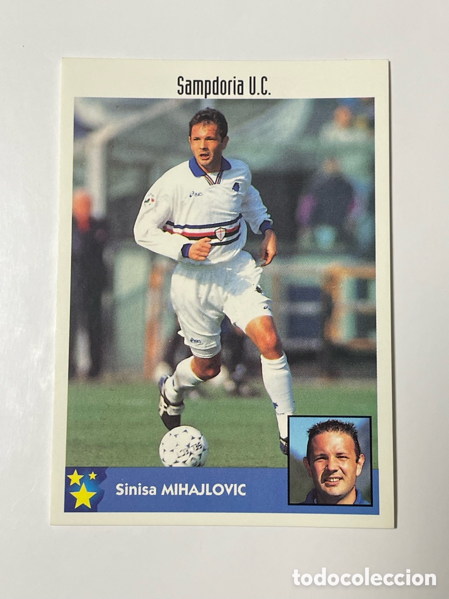 Cromos de F&uacute;tbol: Sinisa Mihajlović Sampdoria Panini Los mejores equipos de Europa 1997/98 #232