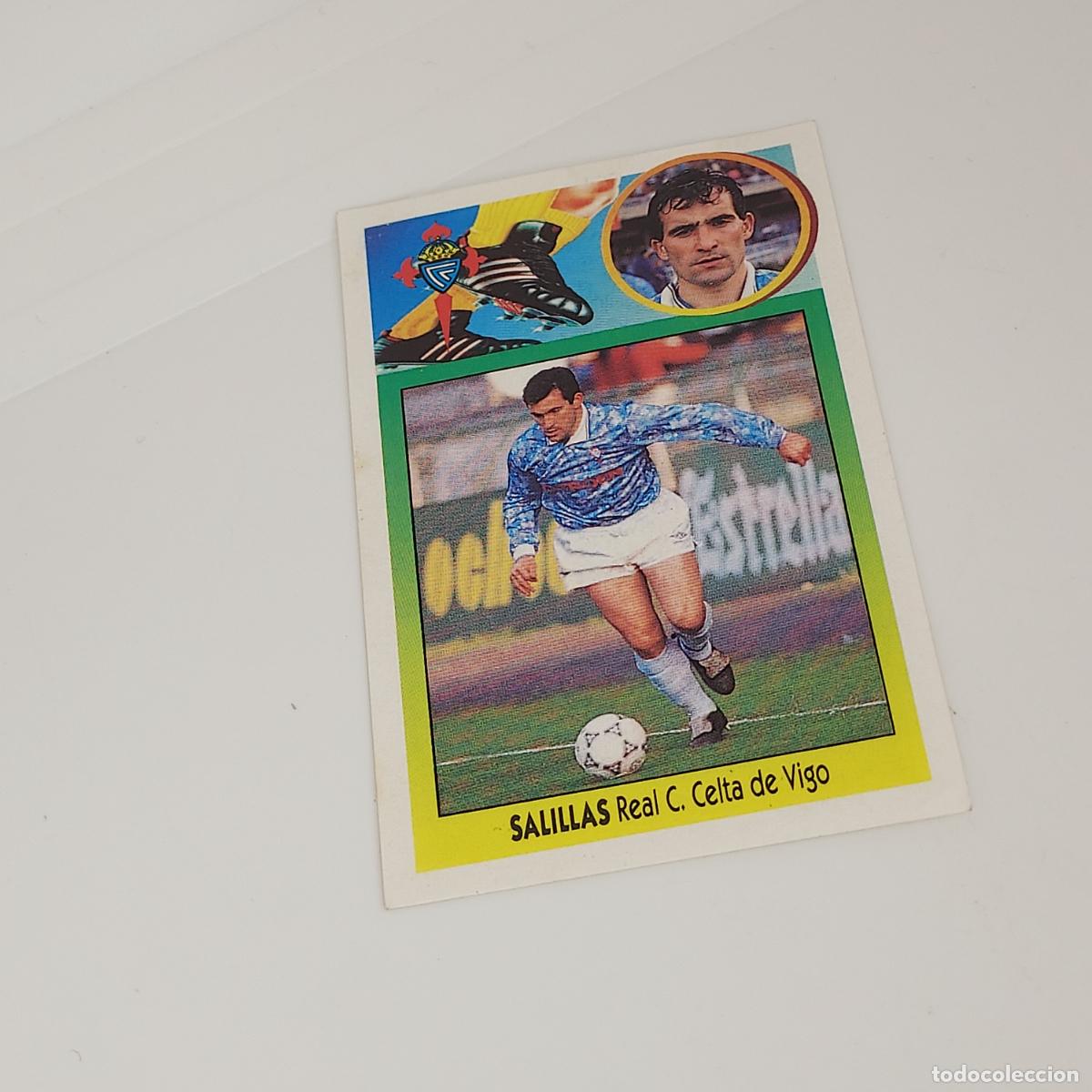 Cromos de F&uacute;tbol: CROMO SALILLAS R. C. CELTA DE VIGO 1993 1994 93 94 EDICIONES ESTE ADHESIVO SIN PEGAR
