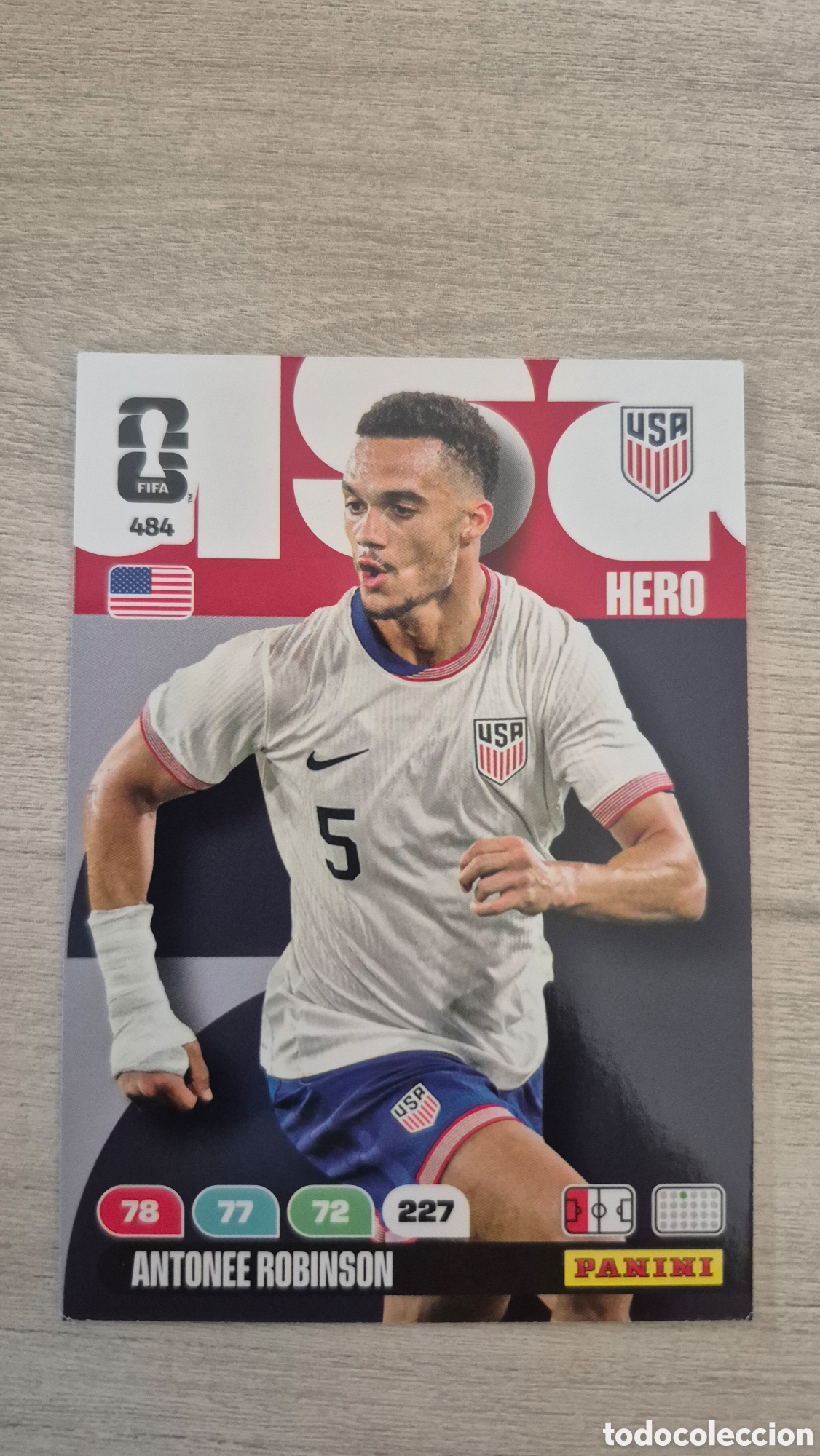 Cromos de F&uacute;tbol: N&deg;484 Estados Unidos Antonee Robinson Adrenalyn FIFA World Cup 26