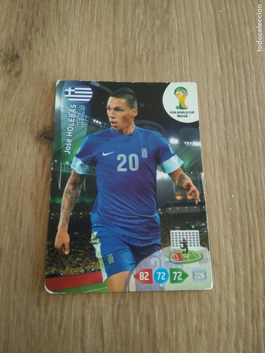 Cromos de F&uacute;tbol: HOLEBAS GRECIA HELLAS CROMO FUTBOL PANINI ADRENALYN MUNDIAL 2014 WORLD CUP COPA DEL MUNDO