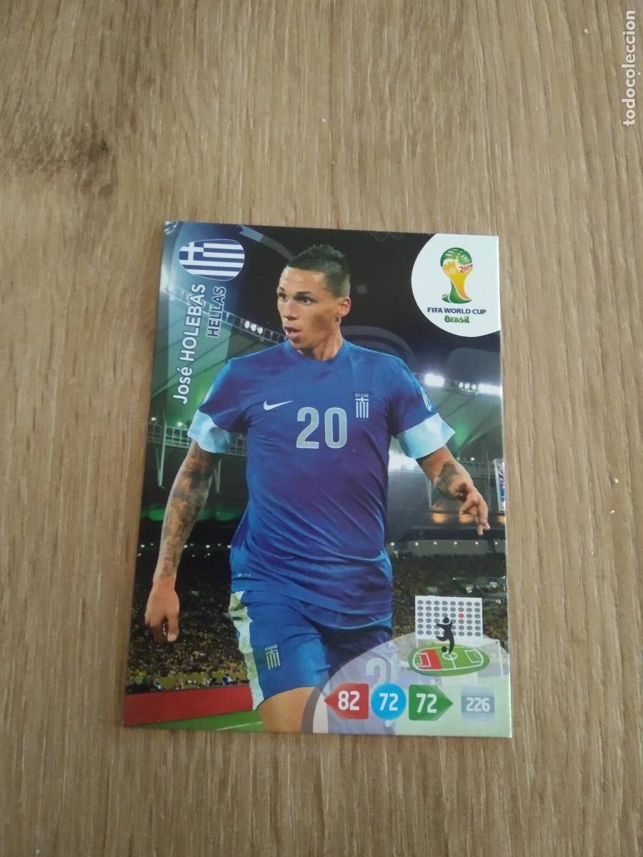 Cromos de F&uacute;tbol: HOLEBAS GRECIA HELLAS CROMO FUTBOL PANINI ADRENALYN MUNDIAL 2014 WORLD CUP COPA DEL MUNDO