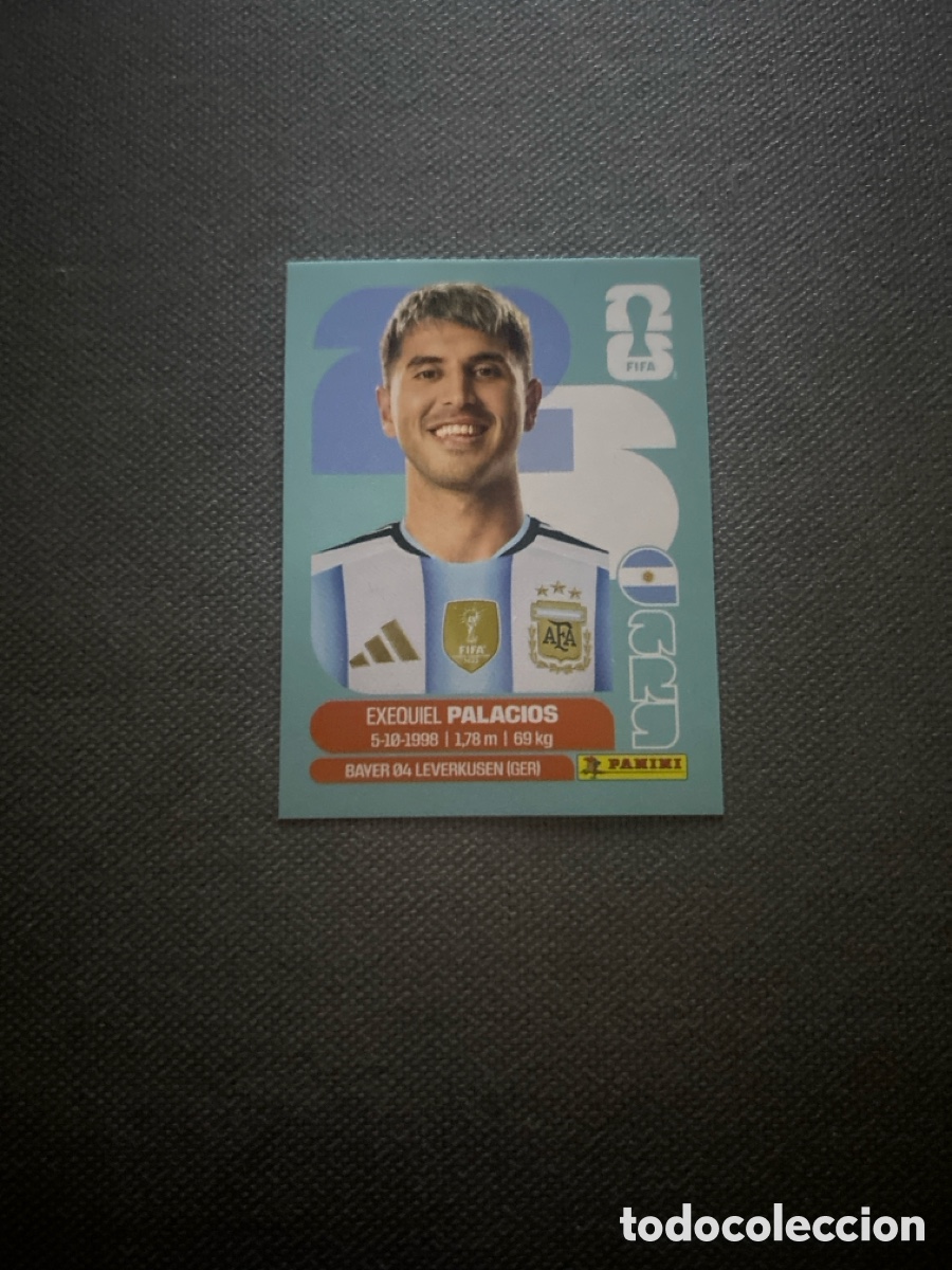 Cromos de F&uacute;tbol: Exequiel Palacios ARG 11 Argentina Mundial FIFA World Cup 2026 26