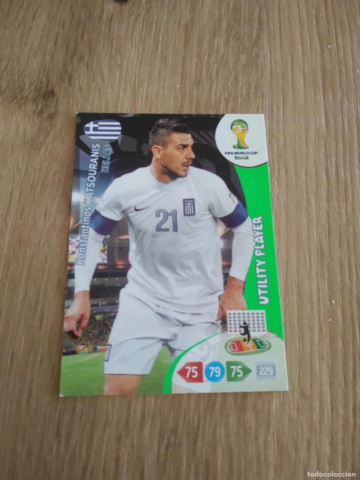 Cromos de F&uacute;tbol: KATSOURANIS GRECIA HELLAS CROMO FUTBOL PANINI ADRENALYN MUNDIAL 2014 WORLD CUP COPA DEL MUNDO