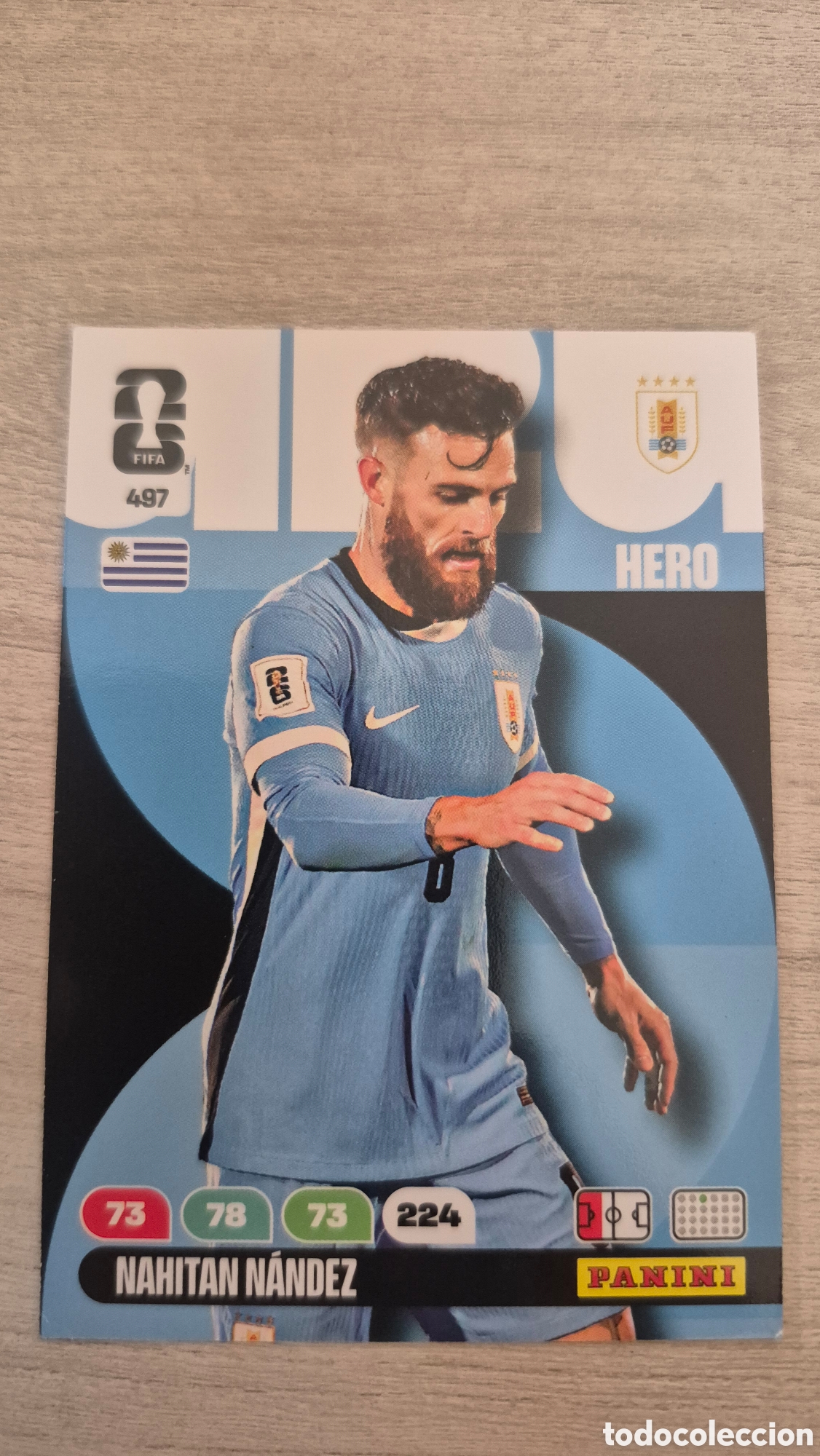 Cartes &agrave; collectionner de Football: N&deg;497 Uruguay Nahitan Nandez Adrenalyn FIFA World Cup 26