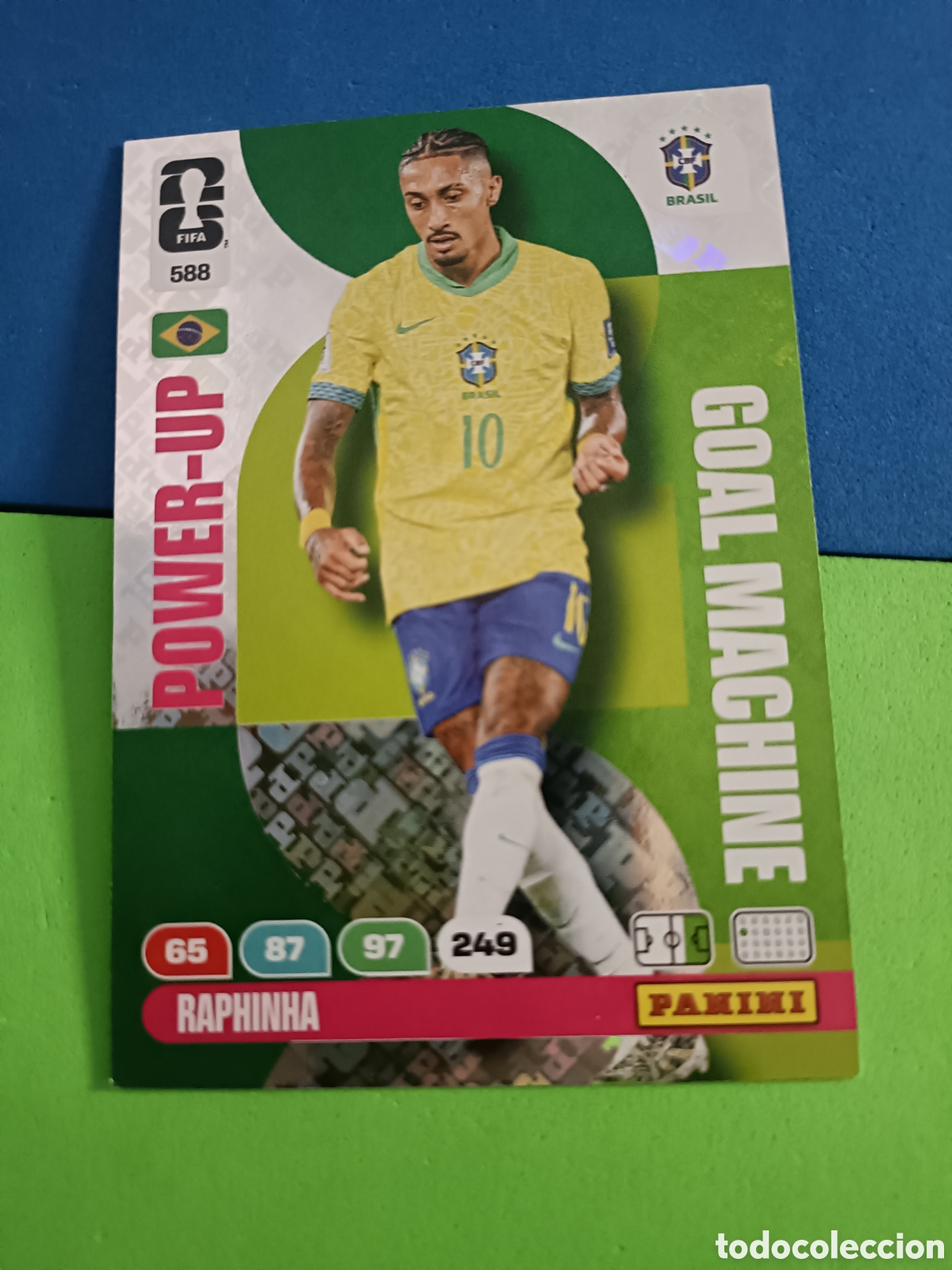 Cartes &agrave; collectionner de Football: Adrenalyn XL Fifa World cup 2026 mundial - Power Up 588 Raphinha