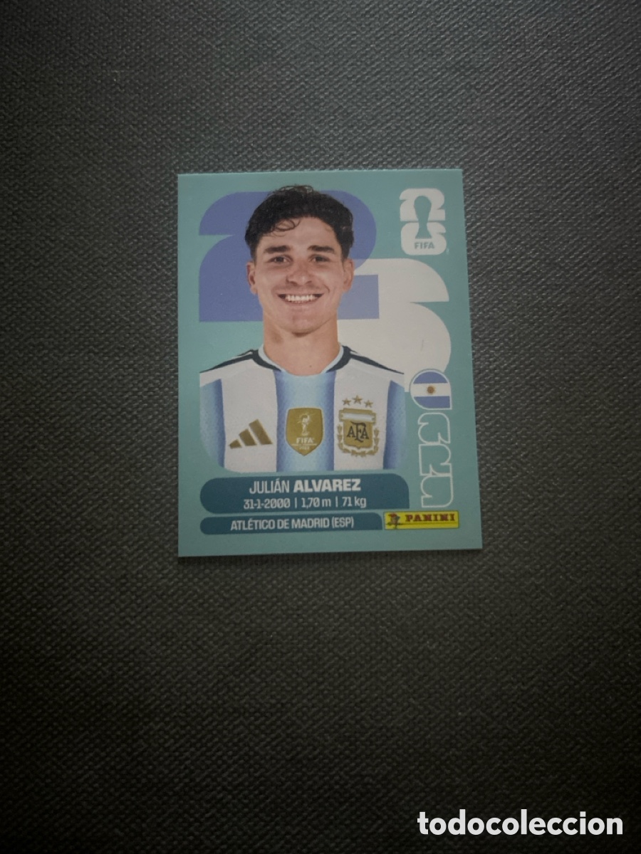 Cromos de F&uacute;tbol: Juli&aacute;n Alvarez ARG 19 Argentina Mundial FIFA World Cup 2026 26