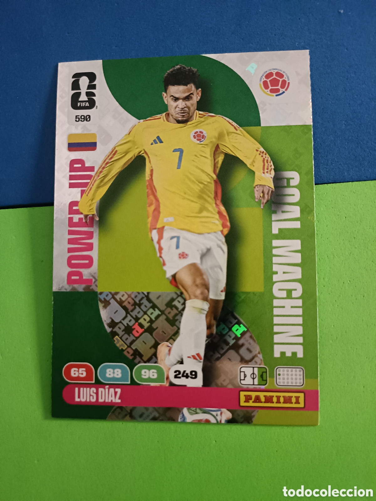 Cromos de F&uacute;tbol: Adrenalyn XL Fifa World cup 2026 mundial - Power Up 590 Luis D&iacute;az
