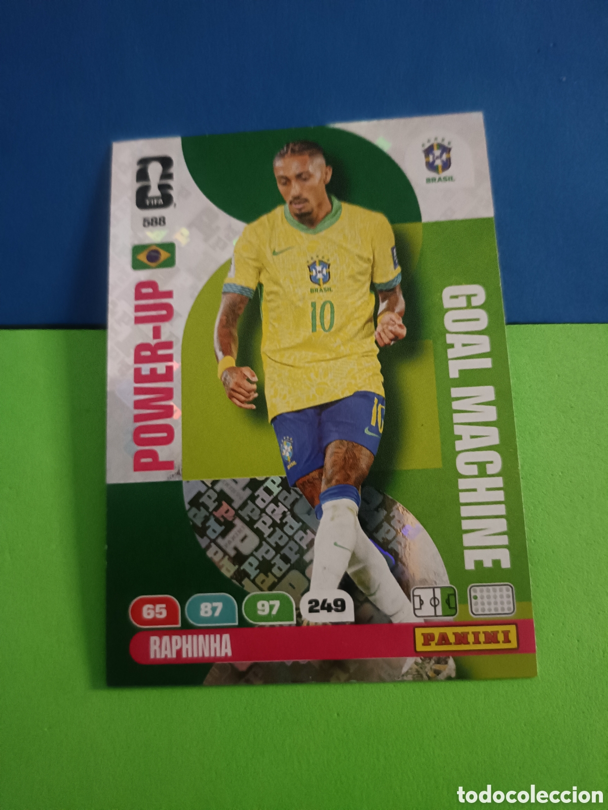 Cartes &agrave; collectionner de Football: Adrenalyn XL Fifa World cup 2026 mundial - Power Up 588 Raphinha