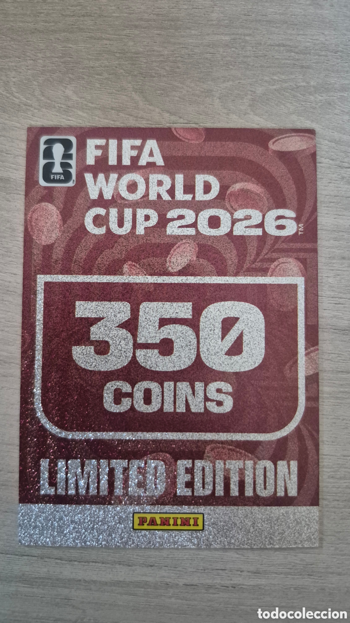 Cartes &agrave; collectionner de Football: Limited Edition 350 Coins Adrenalyn FIFA World Cup 26